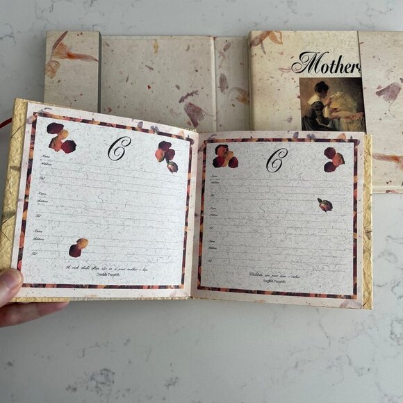 A Gift for Mother 6.5" x 6.5" Book of Poetry & Prose + Address Book Cream Sz OS - Picture 7 of 12